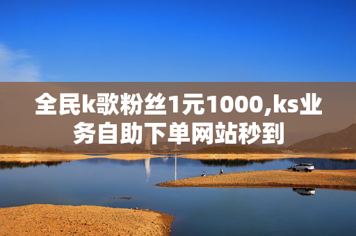 全民k歌粉丝1元1000,ks业务自助下单网站秒到