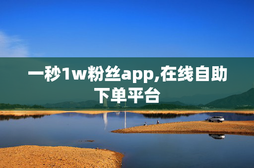 一秒1w粉丝app,在线自助下单平台