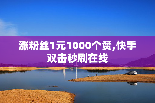 涨粉丝1元1000个赞,快手双击秒刷在线